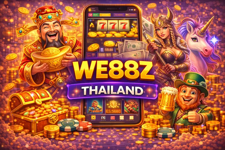 WE88Z THAILAND เว็บตรงวอเลท ฝาก-ถอนเร็ว 1 นาที